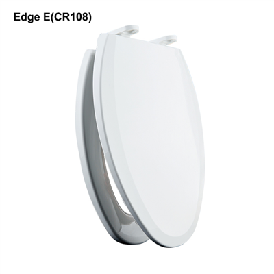 Sedd Toiled Clos Araf Hir Gwyn